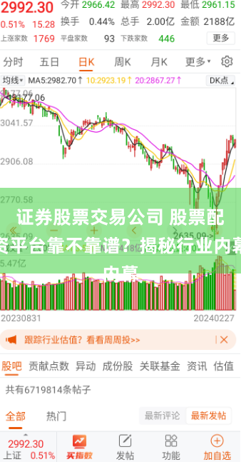 证券股票交易公司 股票配资平台靠不靠谱？揭秘行业内幕